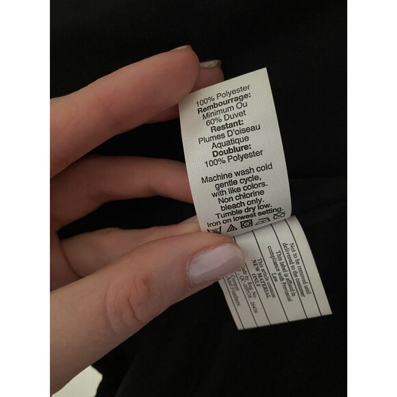 J. Crew Excursion Quilted Down Puffer Herringbone Vest Black White NWOT - Picture 9 of 12